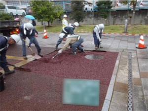 道路舗装復旧工事