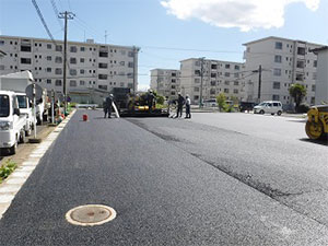 テナントや運送会社の駐車場整備舗装